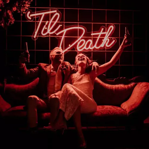 Til Death Wedding Neon Sign