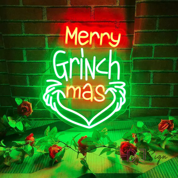 Christmas Grinch Sign